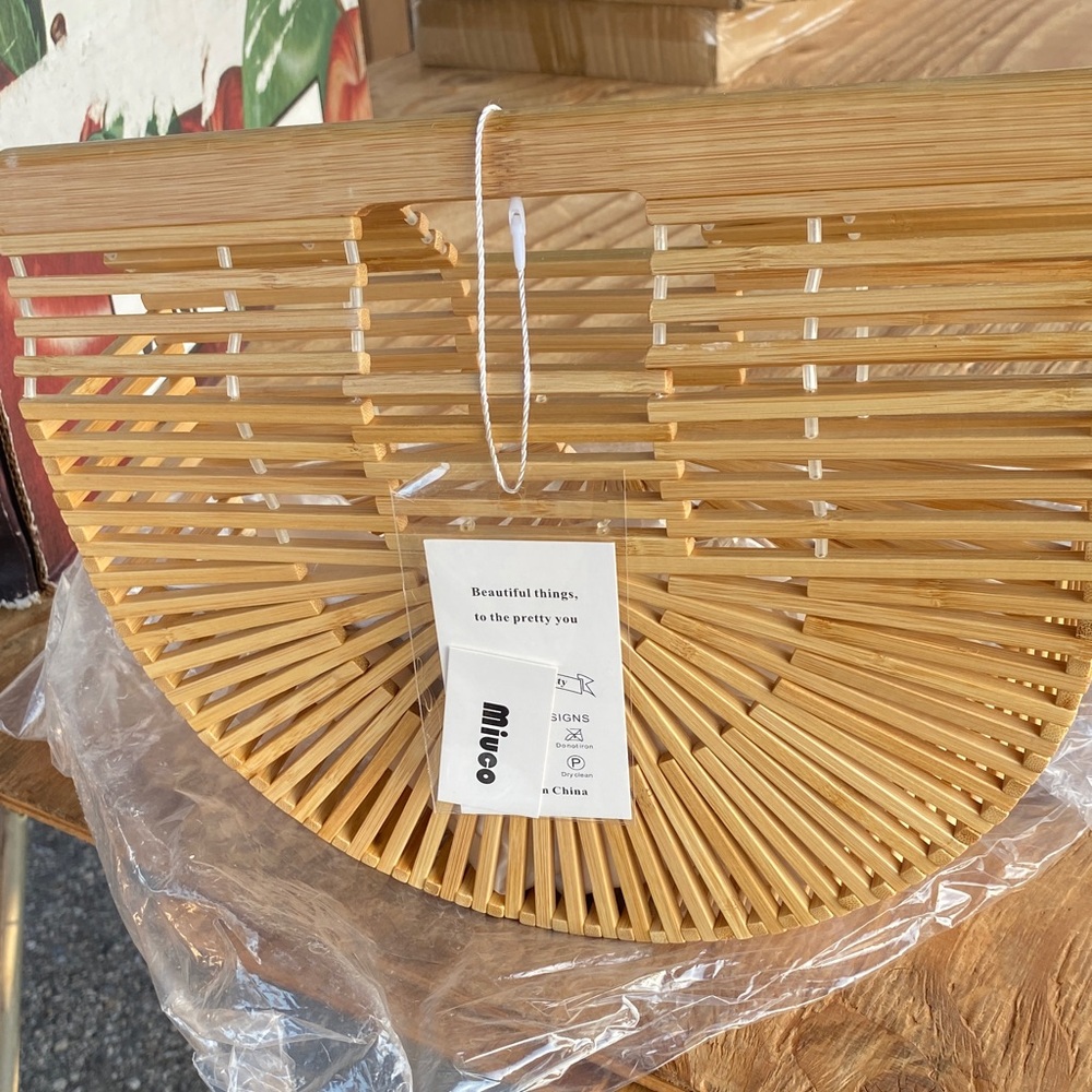 Miuco Bamboo Handbag